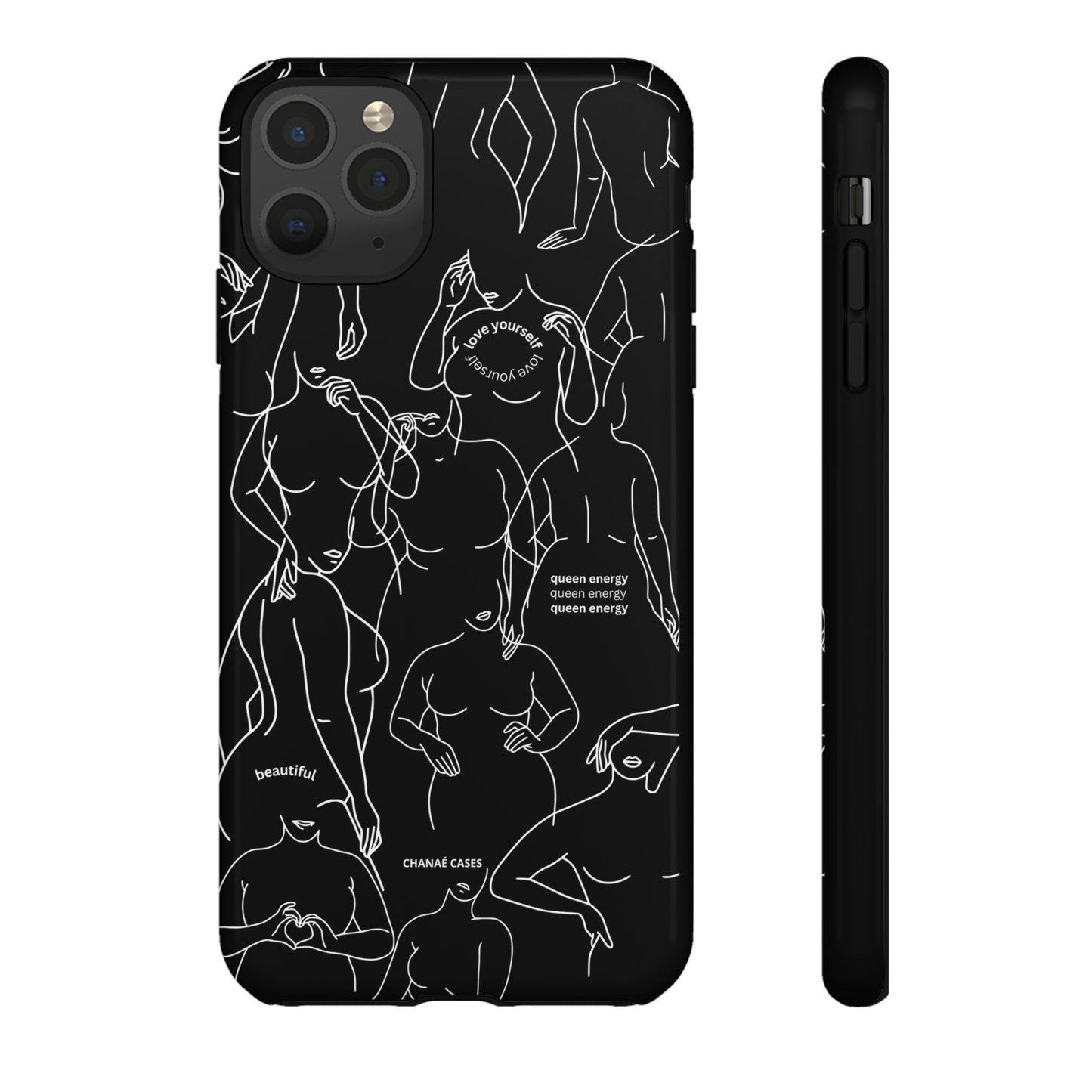 Love Your Body iPhone "Tough" Case (Black)