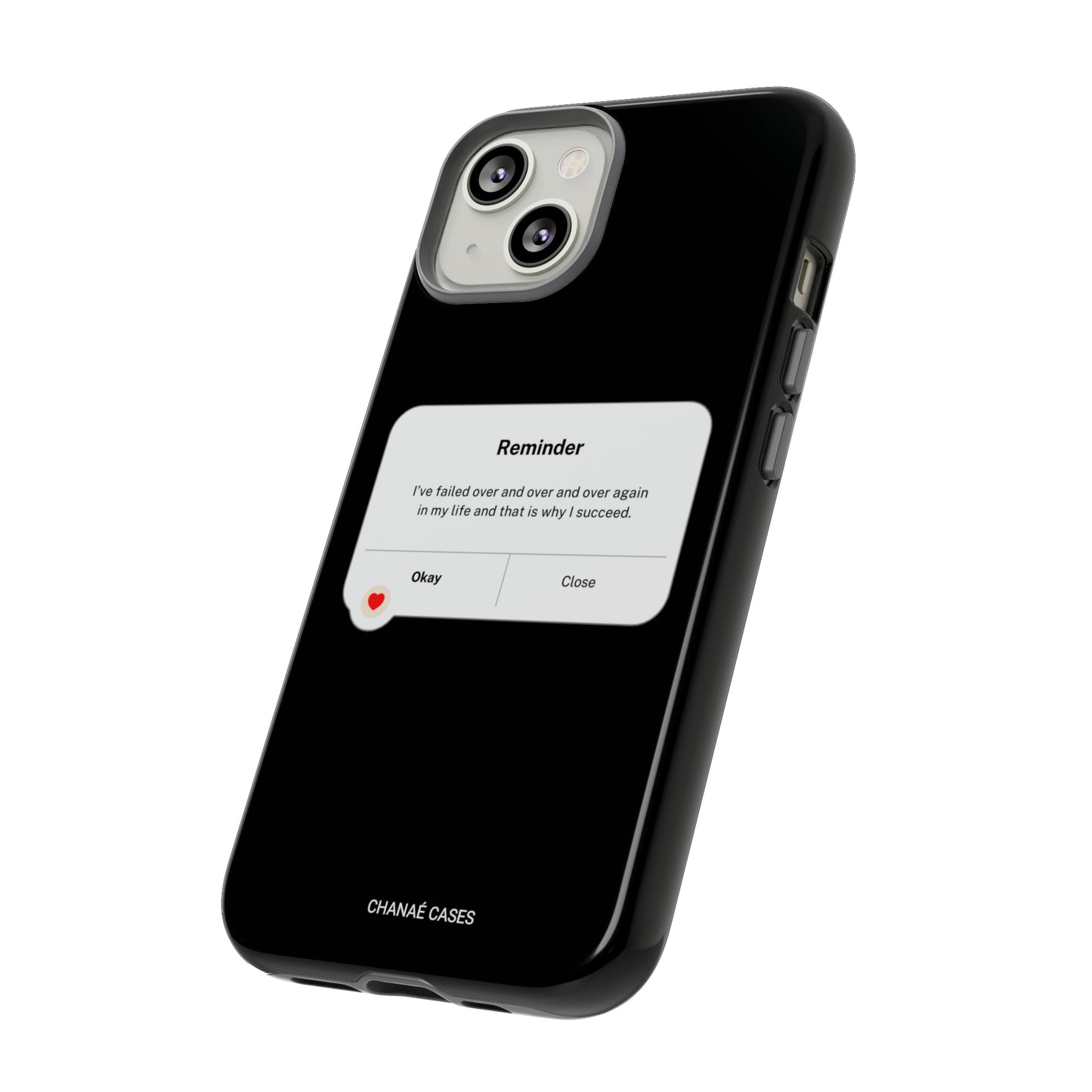 Daily Reminder iPhone "Tough" Case (Black)