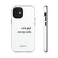 Rich Girl Energy Only iPhone "Tough" Case (White)