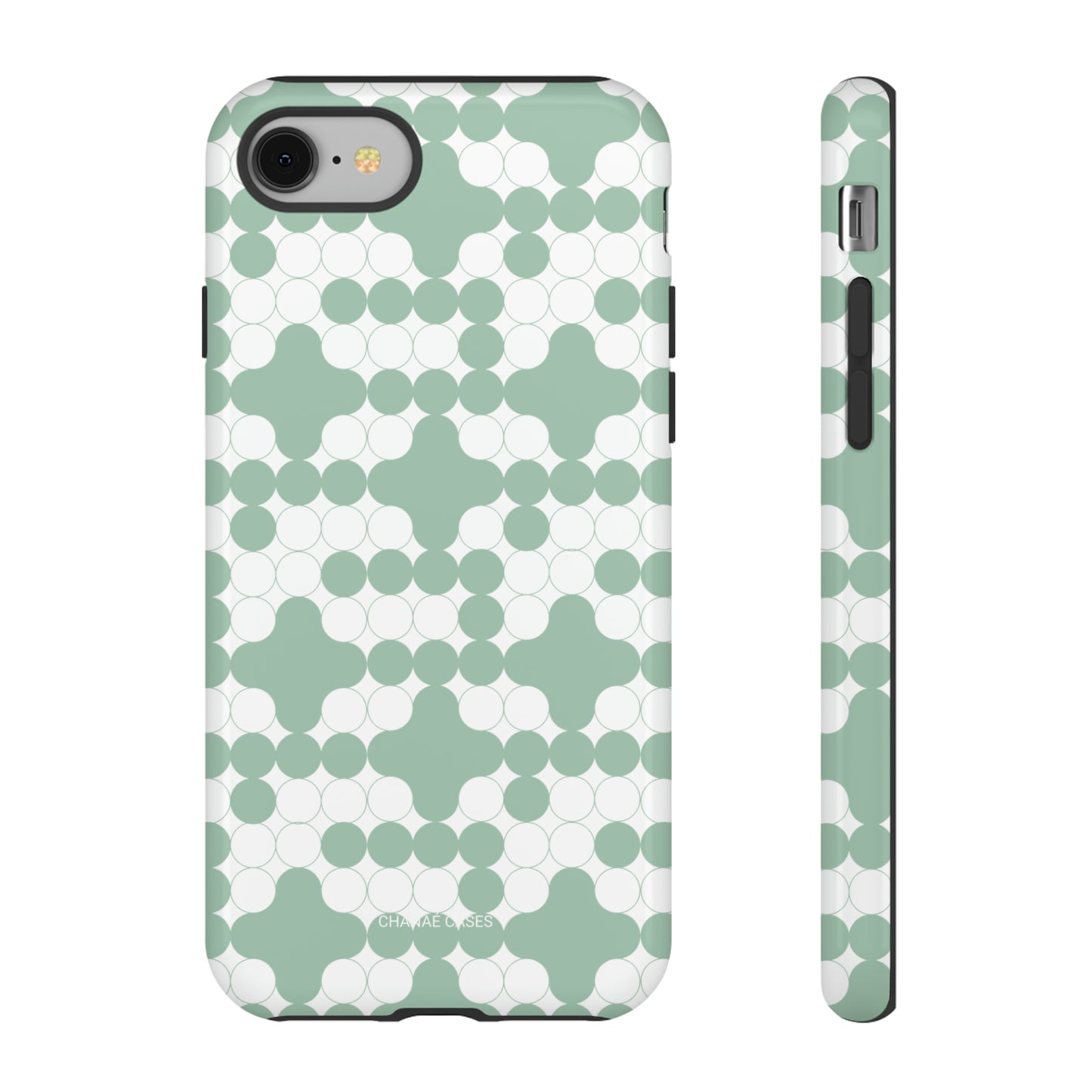 Enzyme iPhone "Tough" Case (Grayed Jade/White)