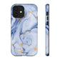 Maria Marble iPhone "Tough" Case (Blue)