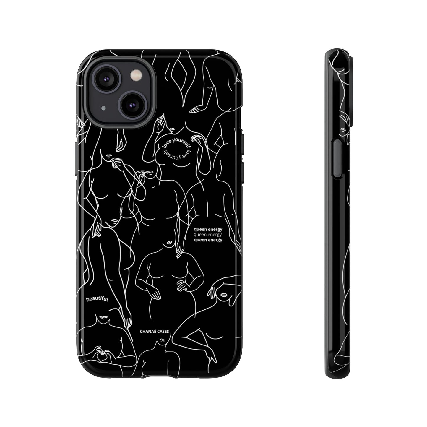 Love Your Body iPhone "Tough" Case (Black)