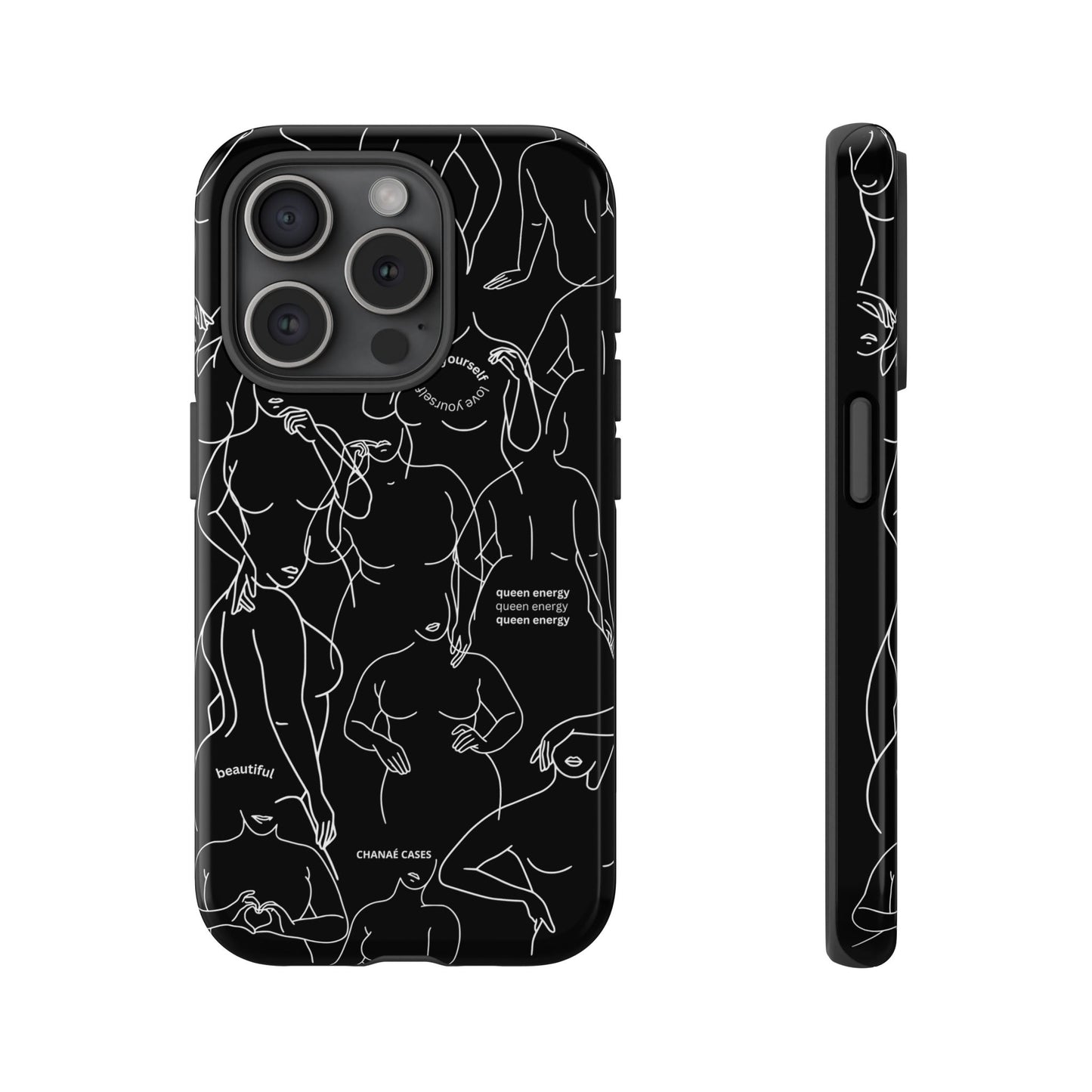 Love Your Body iPhone "Tough" Case (Black)