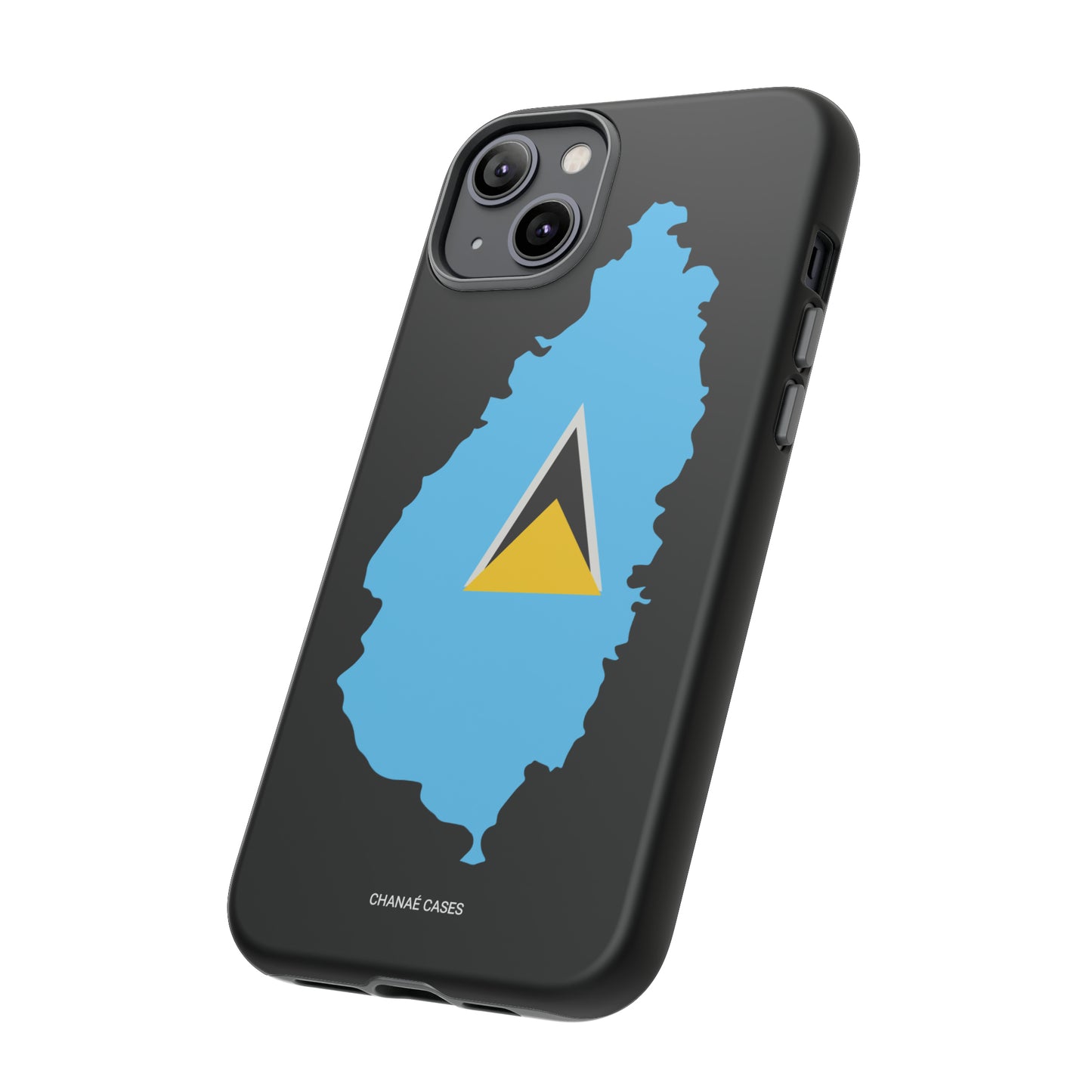 Your Country's Map or Flag iPhone "Tough" Case (Black) - Customisable