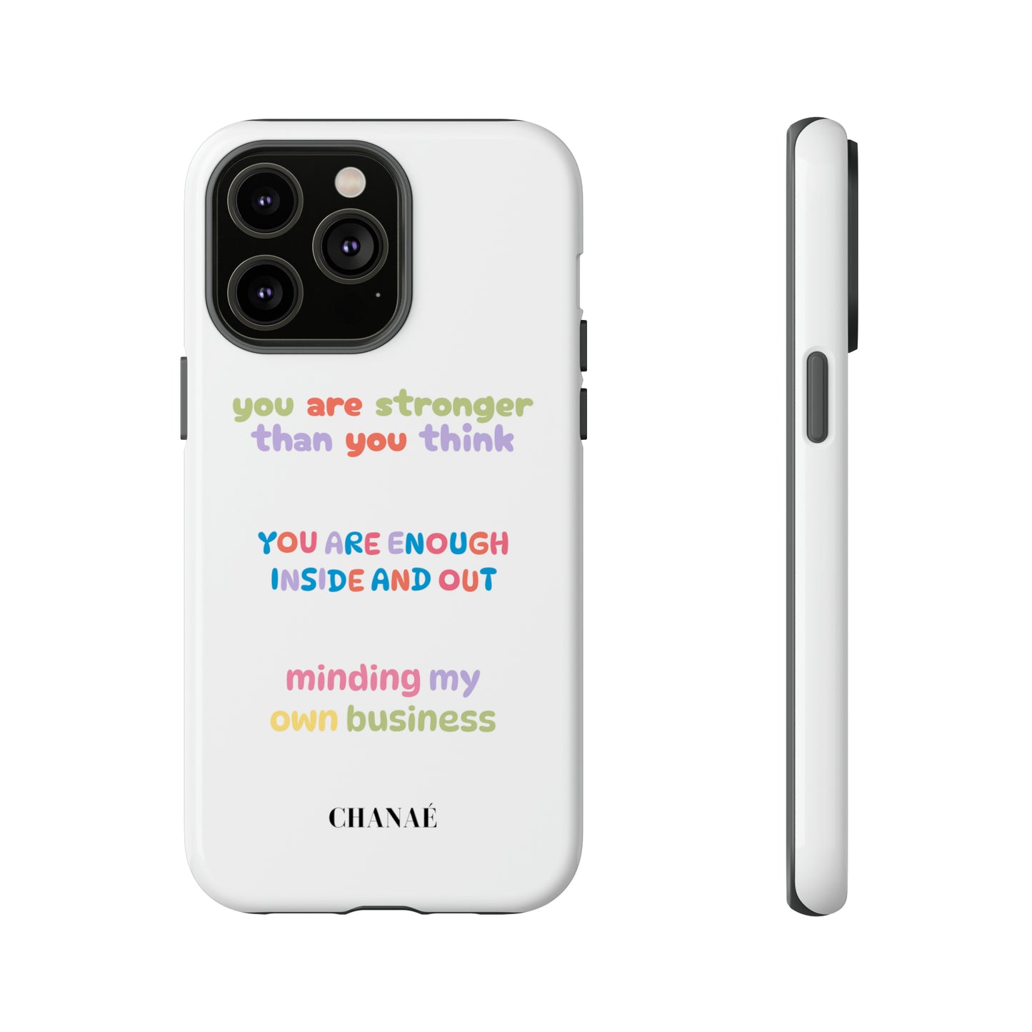 You ARE iPhone "Tough" Case (White)