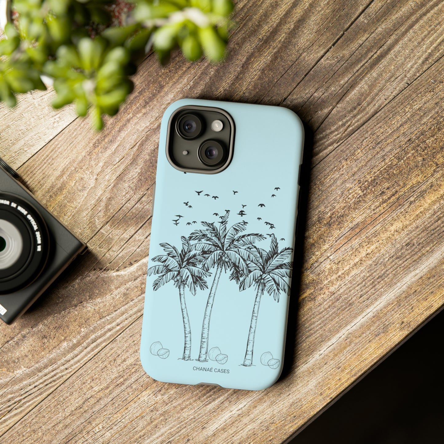 Exotica iPhone "Tough" Case (Light Blue)