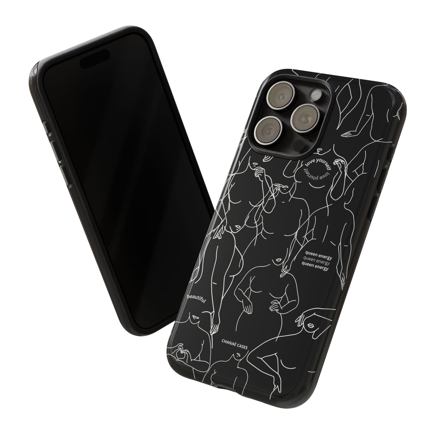 Love Your Body iPhone "Tough" Case (Black)