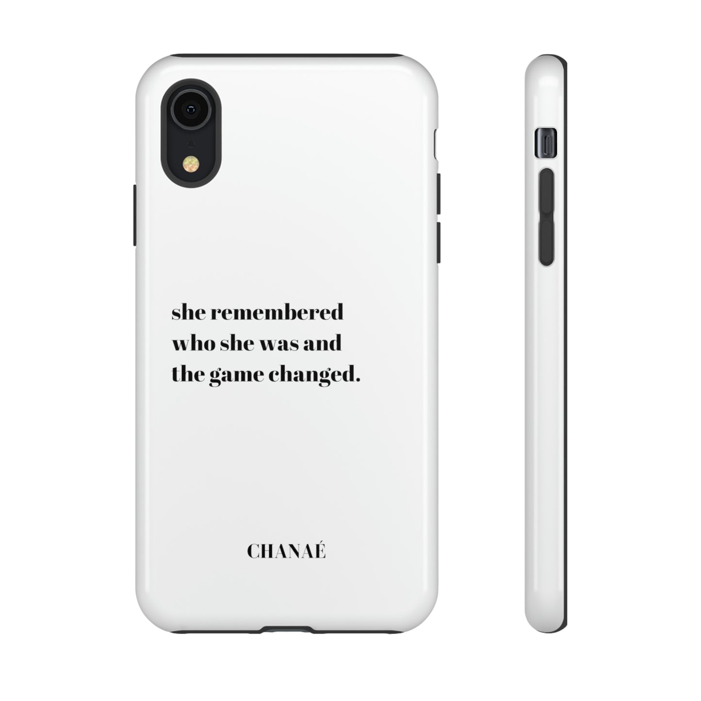 She Remembered iPhone "Tough" Case (White)