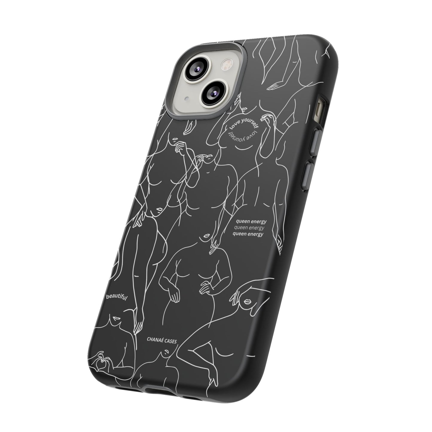 Love Your Body iPhone "Tough" Case (Black)