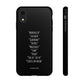 Issa Bajan iPhone "Tough" Case (Black)