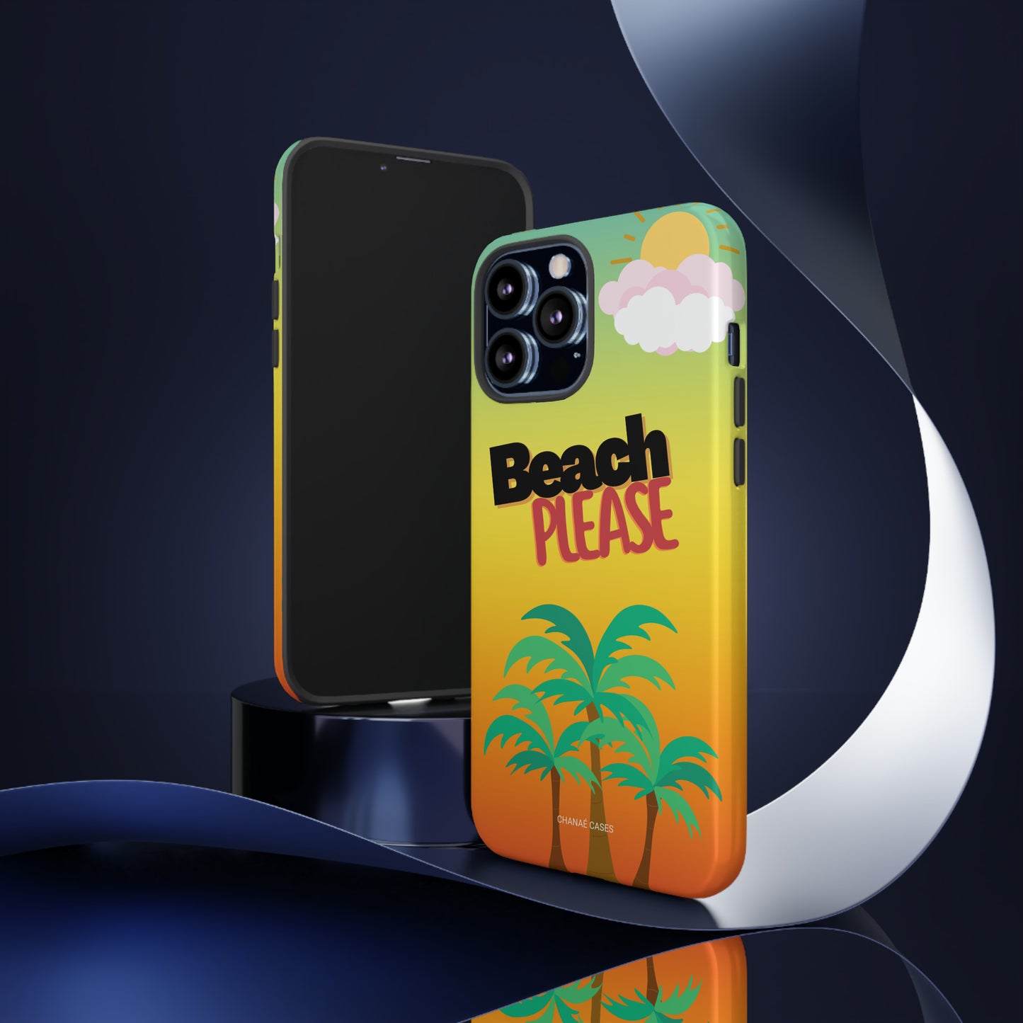 Beach Please iPhone "Tough" Case (Multi)