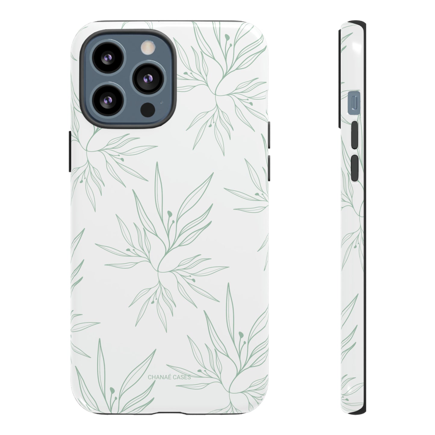 Zinnia iPhone "Tough" Case (White)