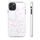 Breast Cancer Awareness iPhone "Tough" Case (White/Pink)