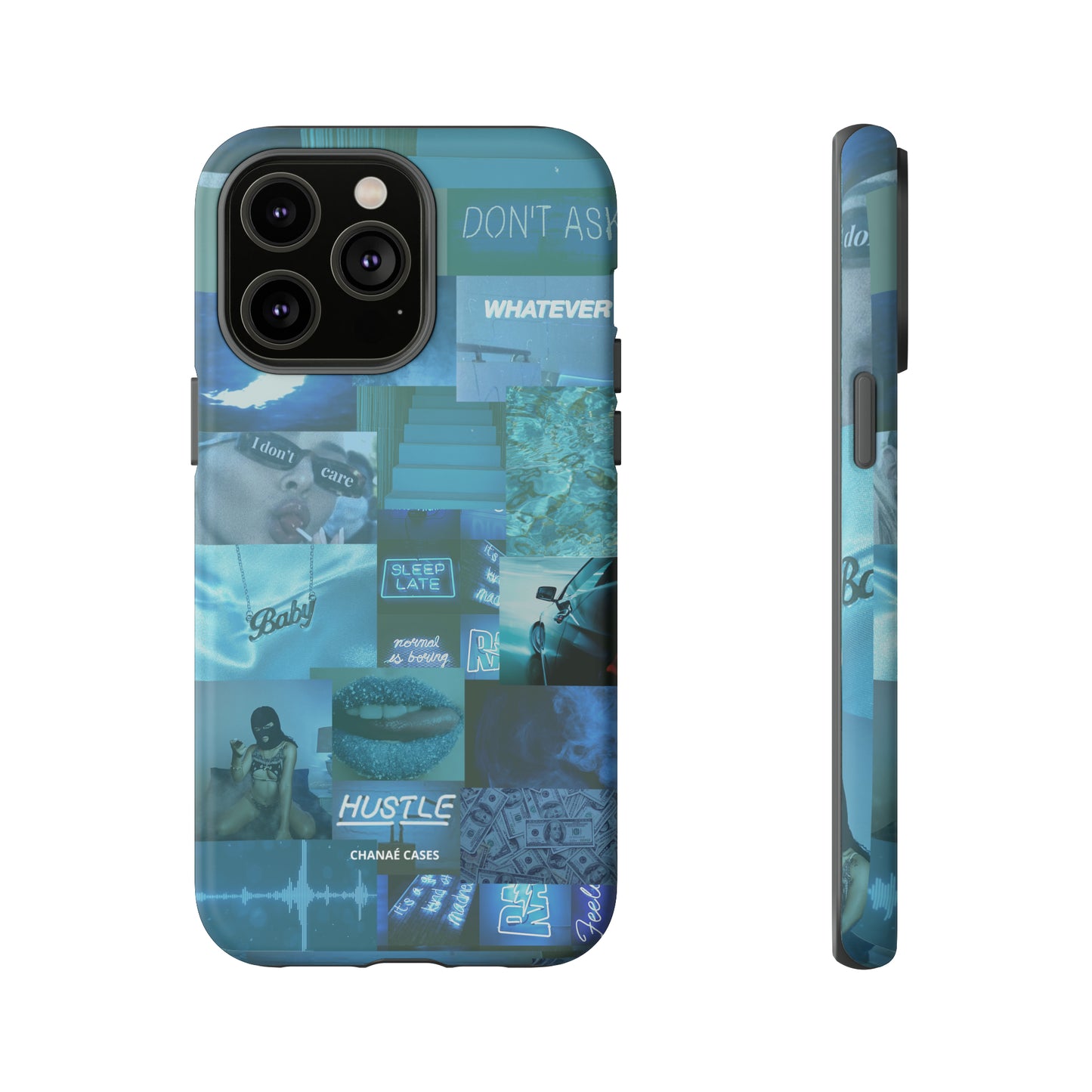 Dayjuh Aesthetic iPhone "Tough" Case (Blue)