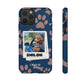 Customisable FurBaby Polaroid iPhone "Tough" Case (Paws)