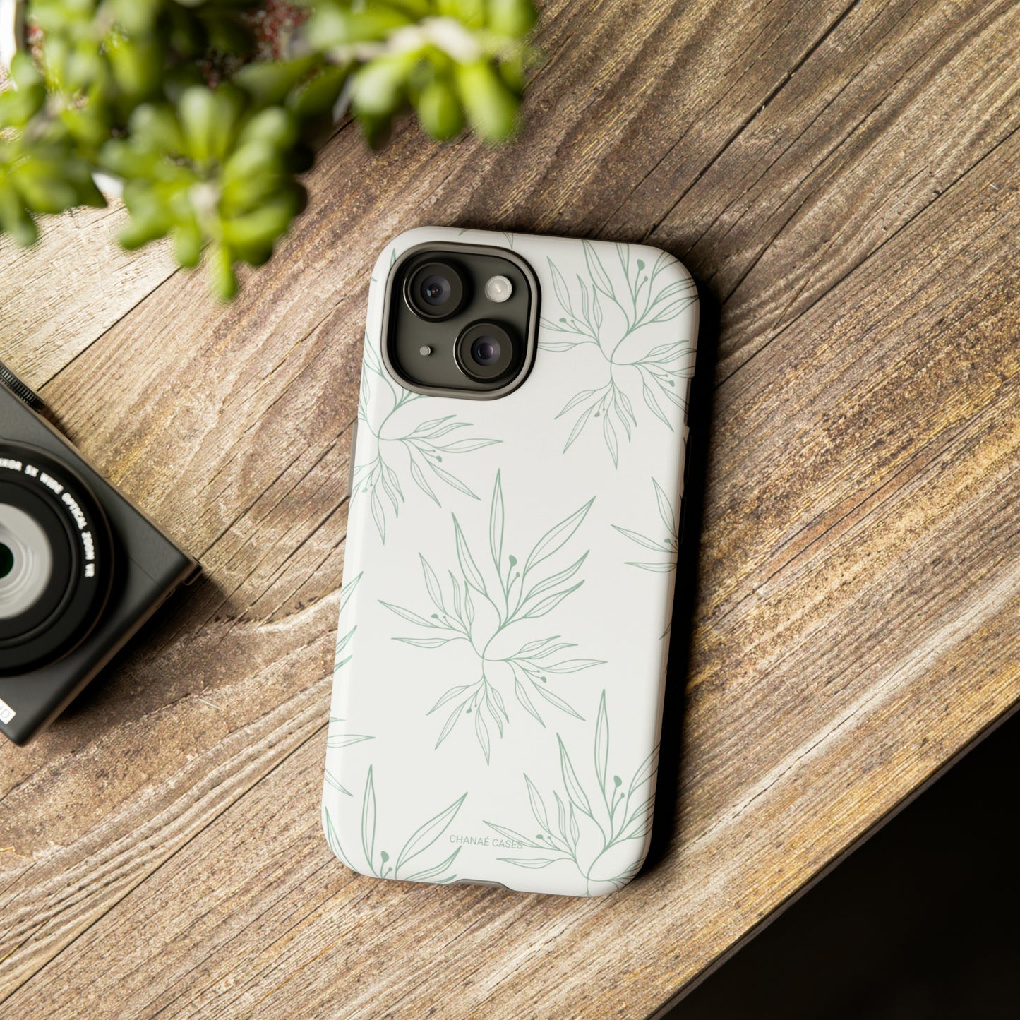 Zinnia iPhone "Tough" Case (White)