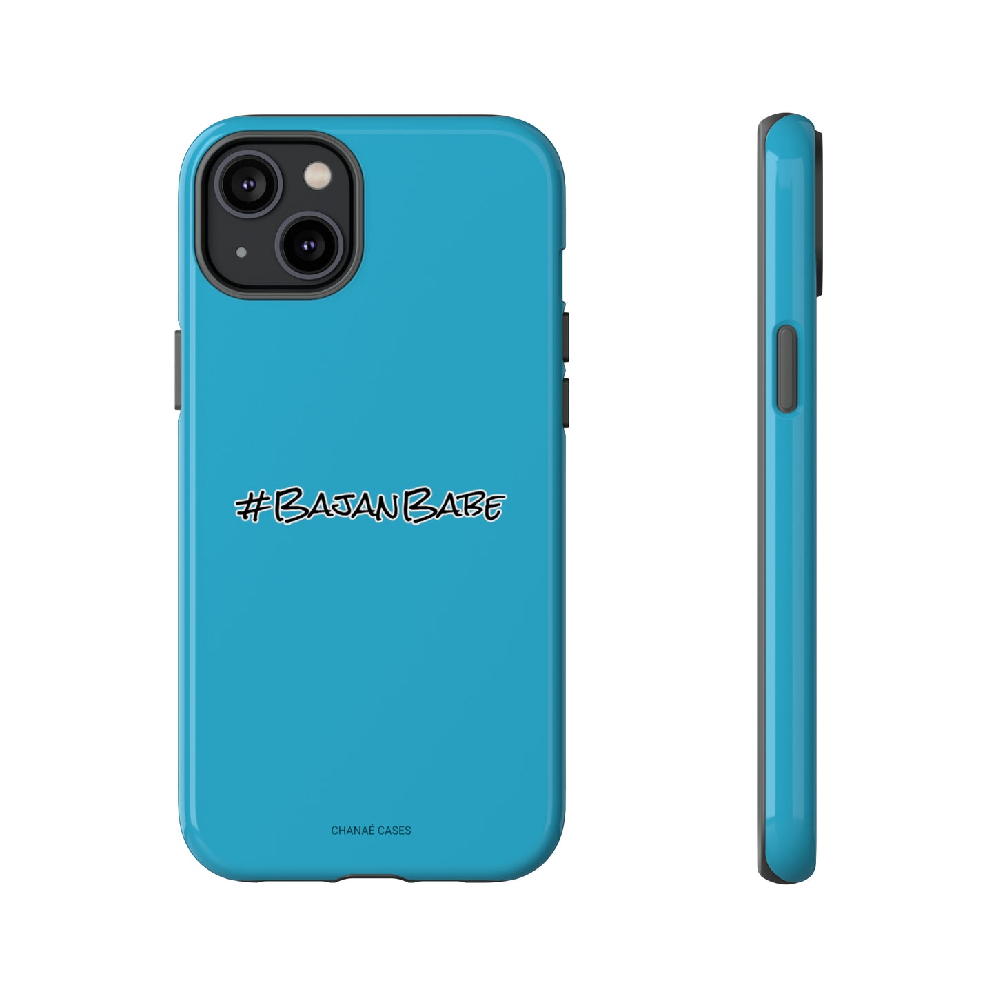 #BajanBabe iPhone "Tough" Case (Turquoise)