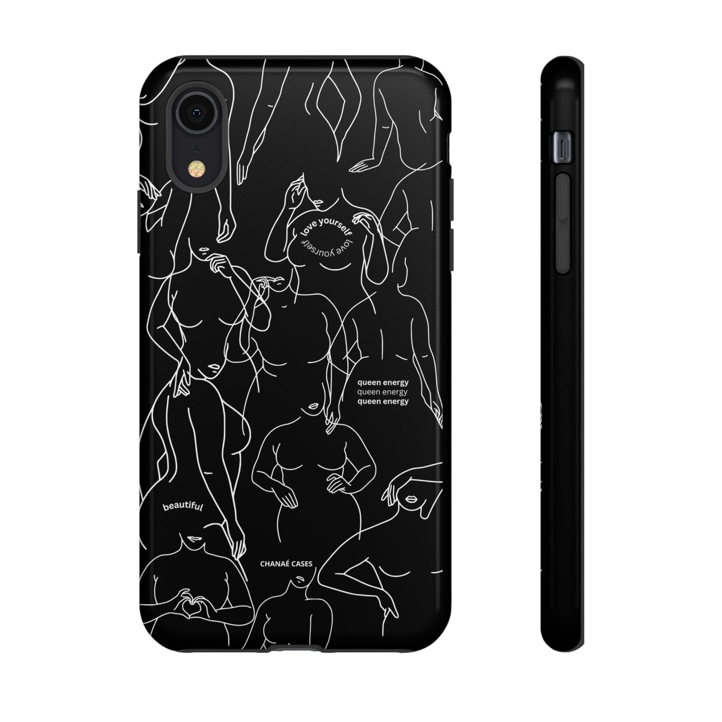 Love Your Body iPhone "Tough" Case (Black)