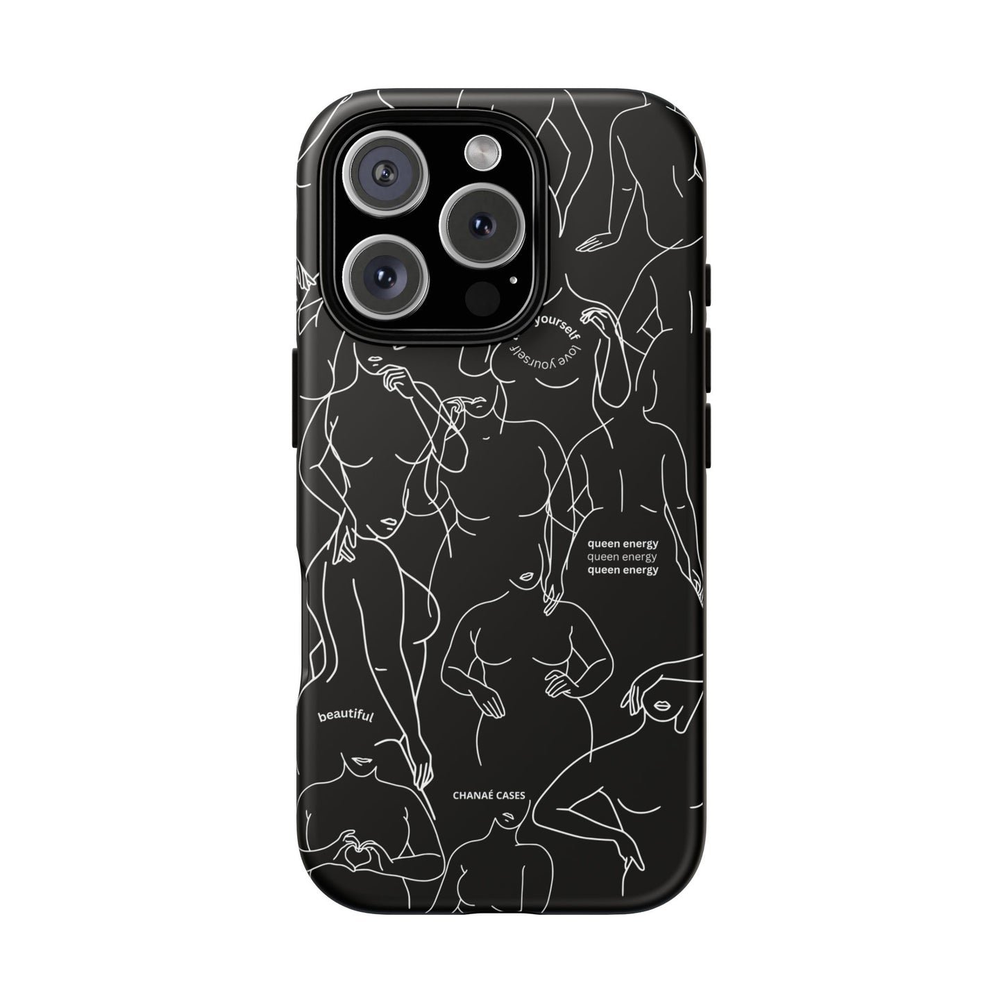 Love Your Body iPhone "Tough" Case (Black)