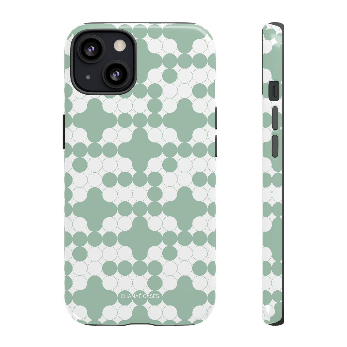 Enzyme iPhone "Tough" Case (Grayed Jade/White)