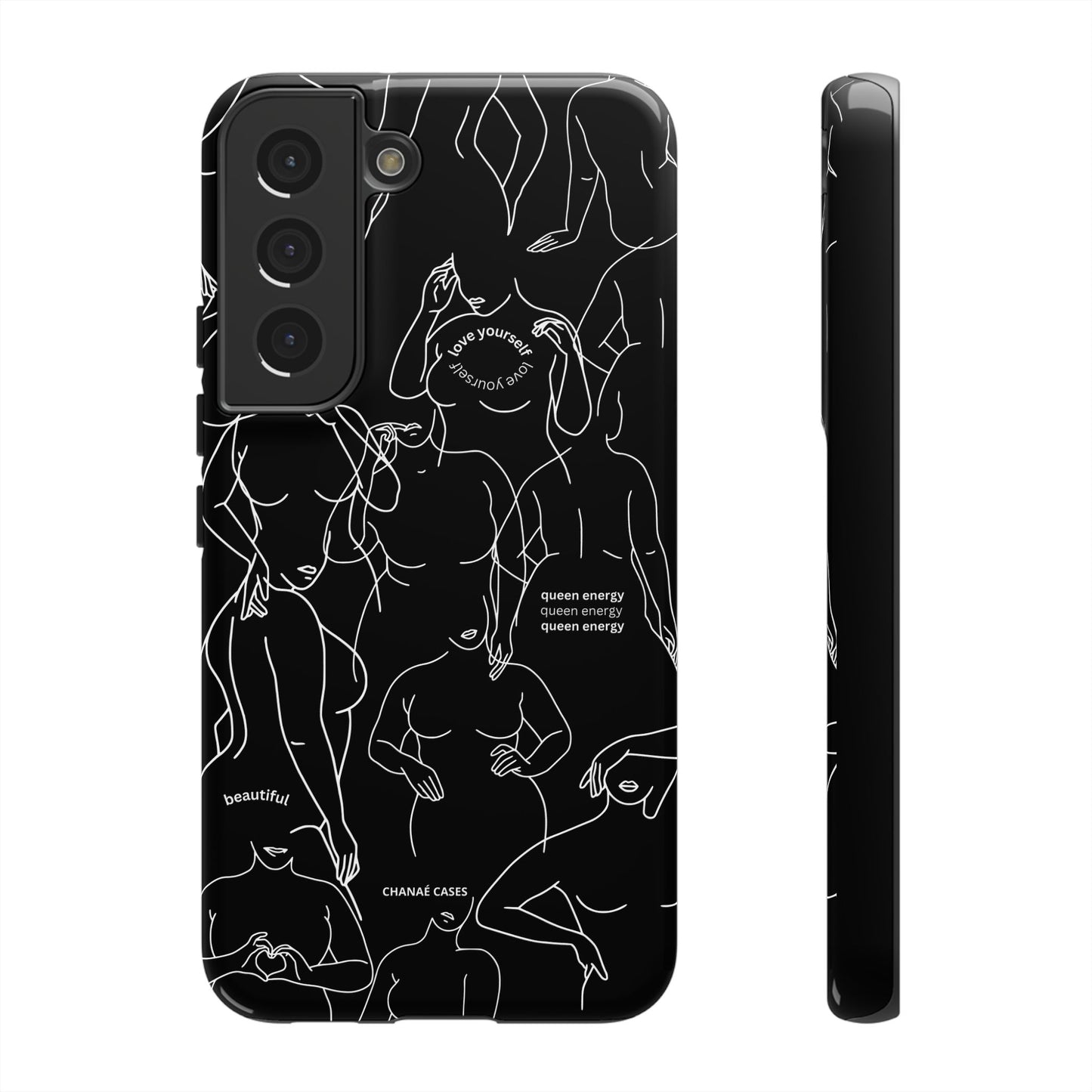 Love Your Body iPhone "Tough" Case (Black)