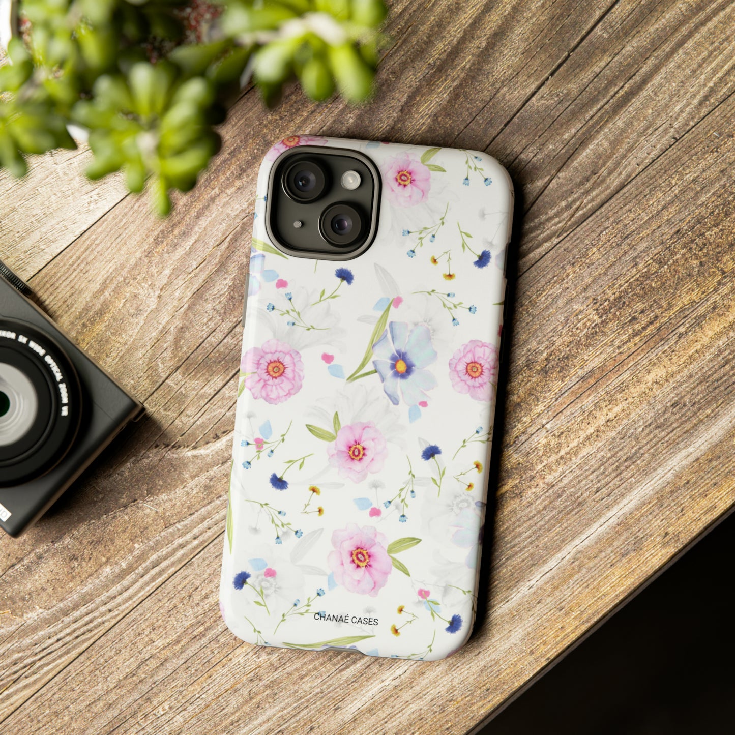 A Flower Obsession iPhone "Tough" Case (White)