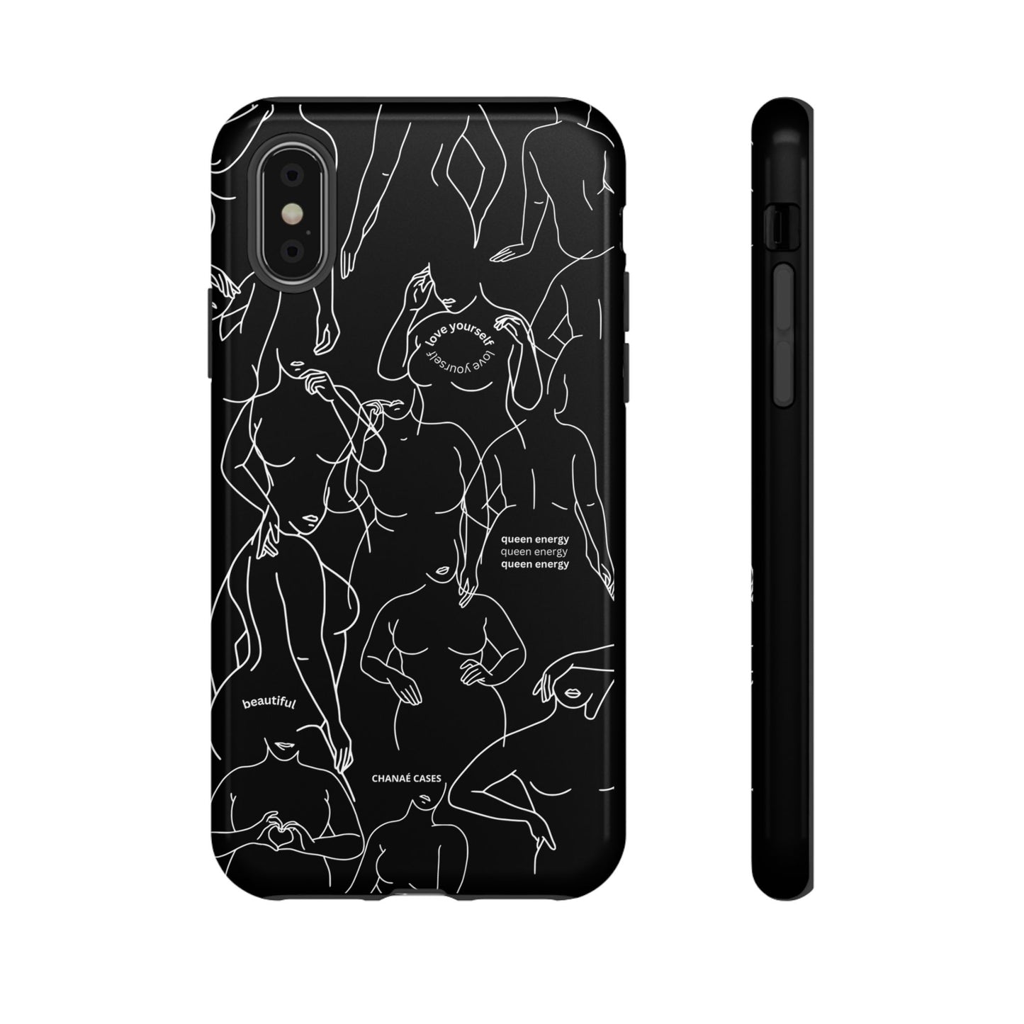 Love Your Body iPhone "Tough" Case (Black)