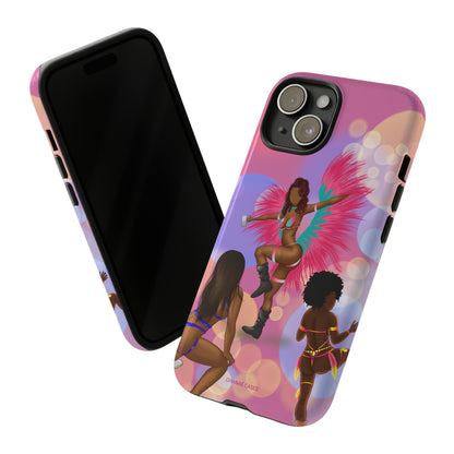 Carnival Queens Only iPhone "Tough" Case (Pink)