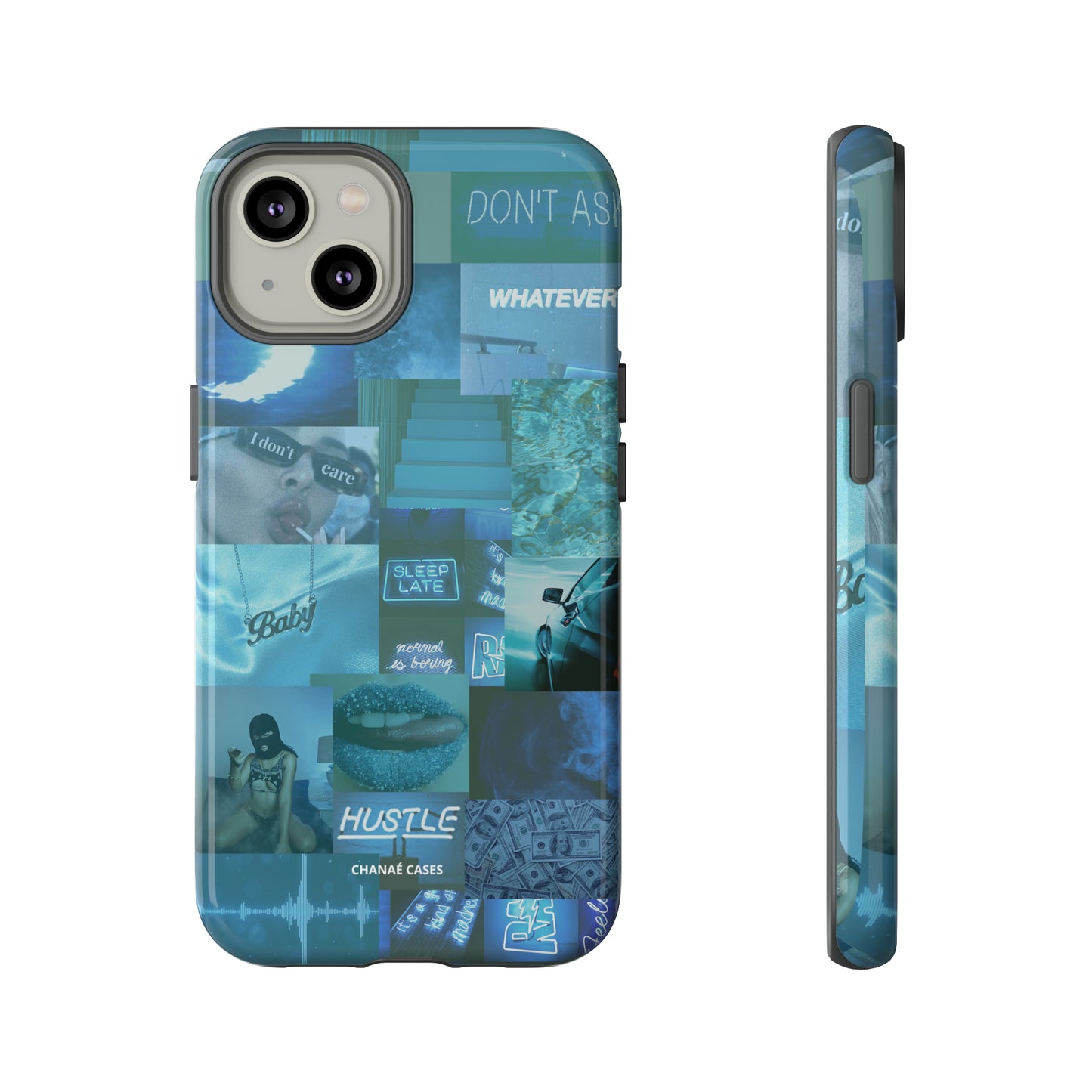 Dayjuh Aesthetic iPhone "Tough" Case (Blue)