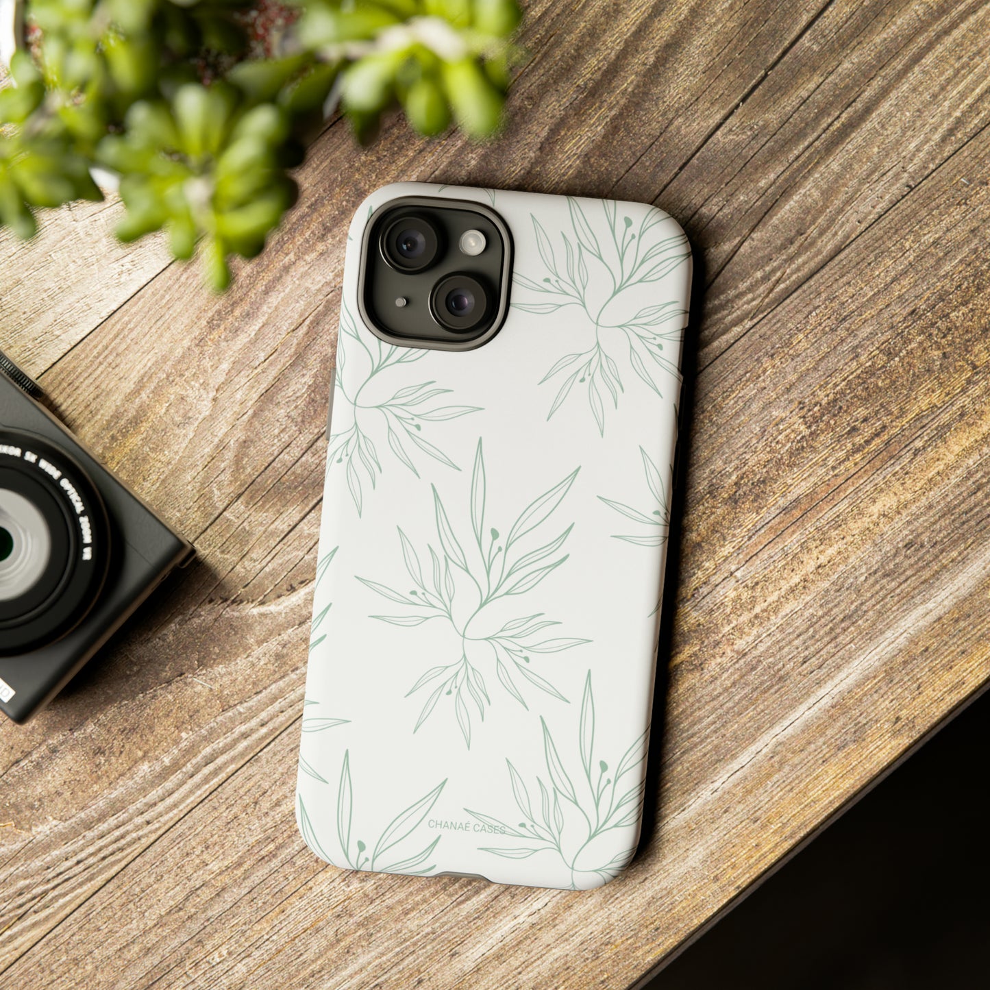 Zinnia iPhone "Tough" Case (White)