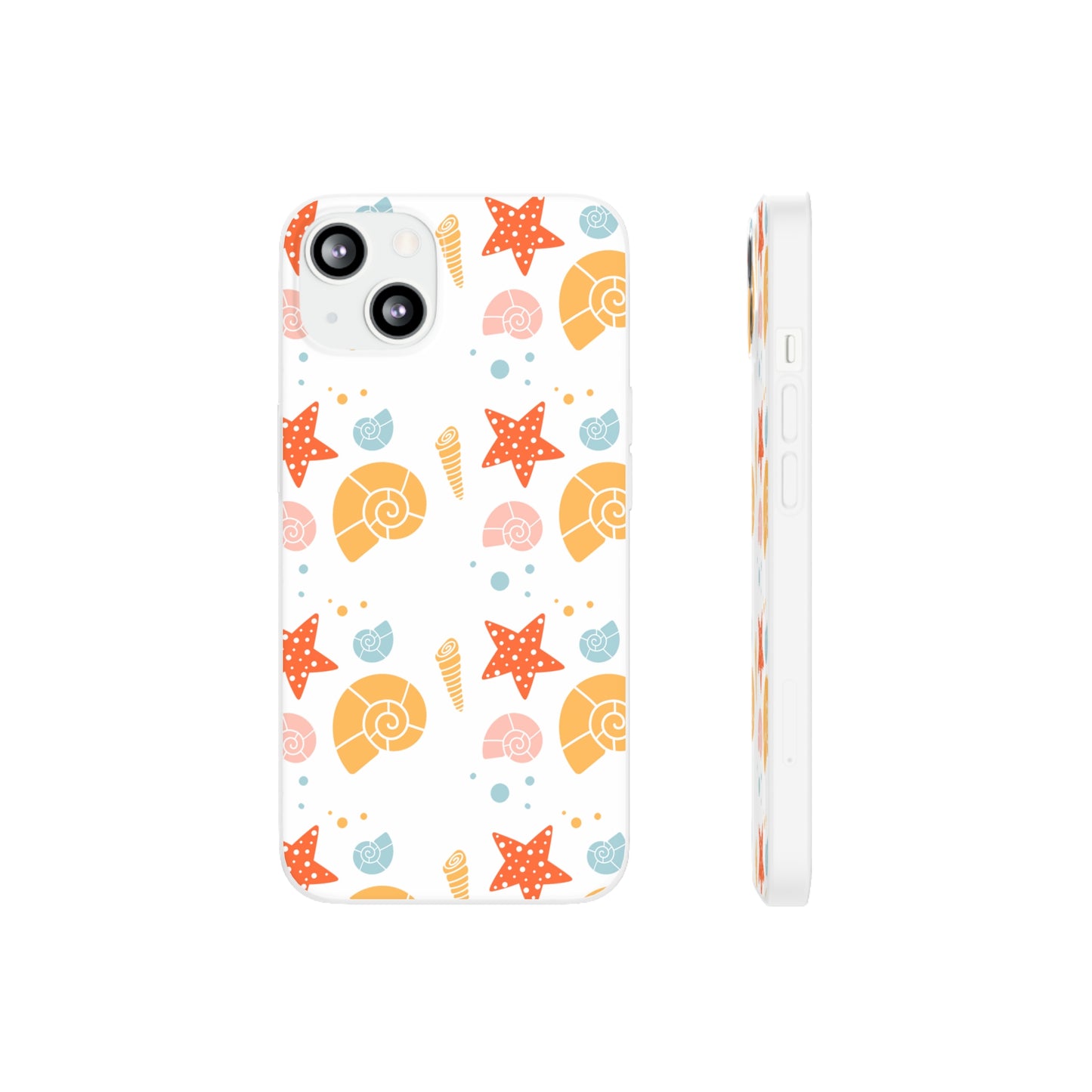 Sea Shells Flexi iPhone Case (Multi)