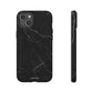 Titan Marble iPhone "Tough" Case (Black)