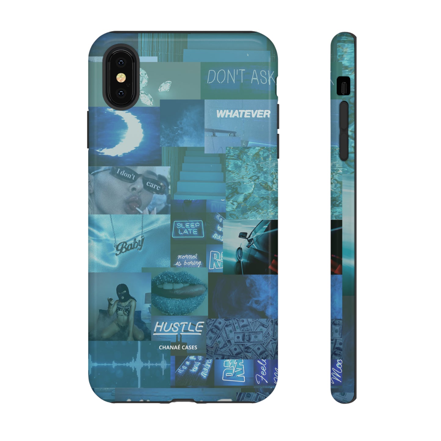 Dayjuh Aesthetic iPhone "Tough" Case (Blue)