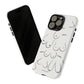 Breast Cancer Awareness iPhone "Tough" Case (White/Black)