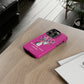 Nurture Your Crown iPhone "Tough" Case (Hot Pink)