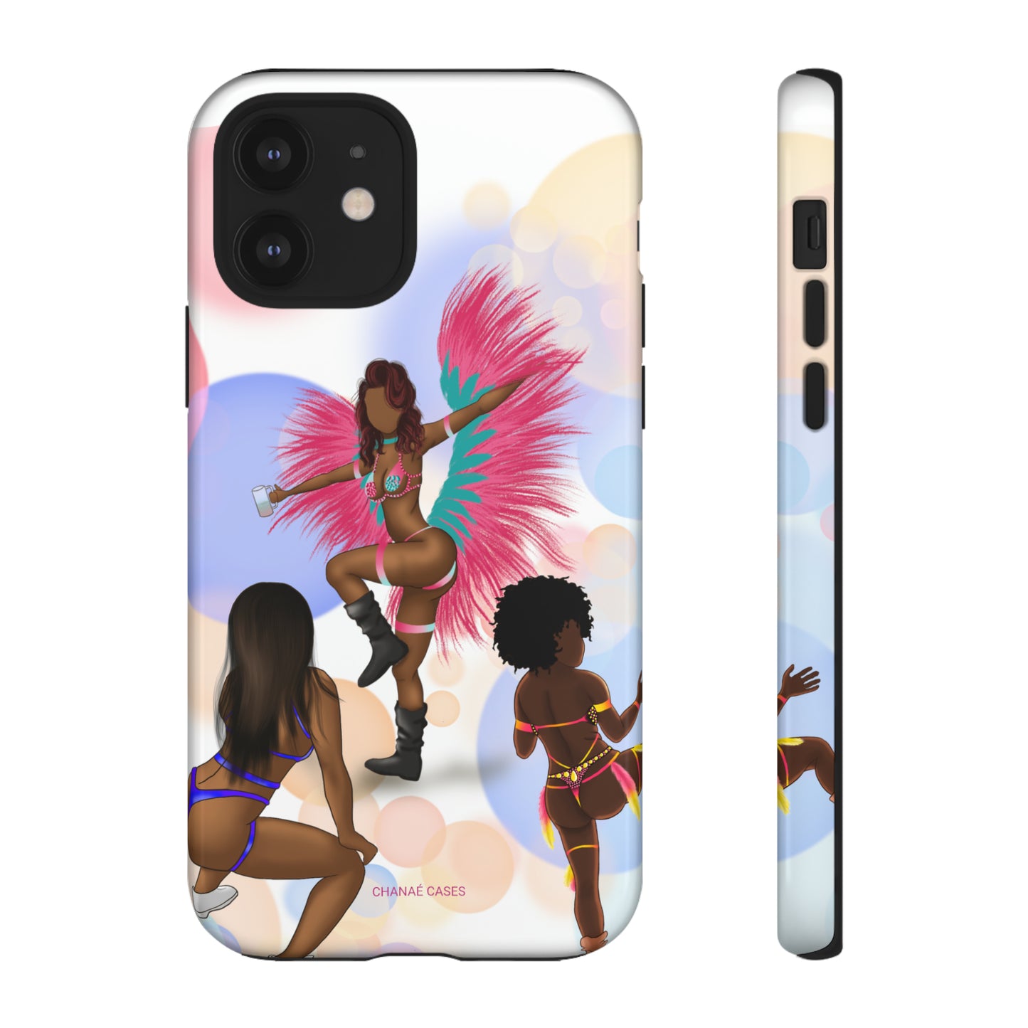 Carnival Queens Only iPhone "Tough" Case (White)