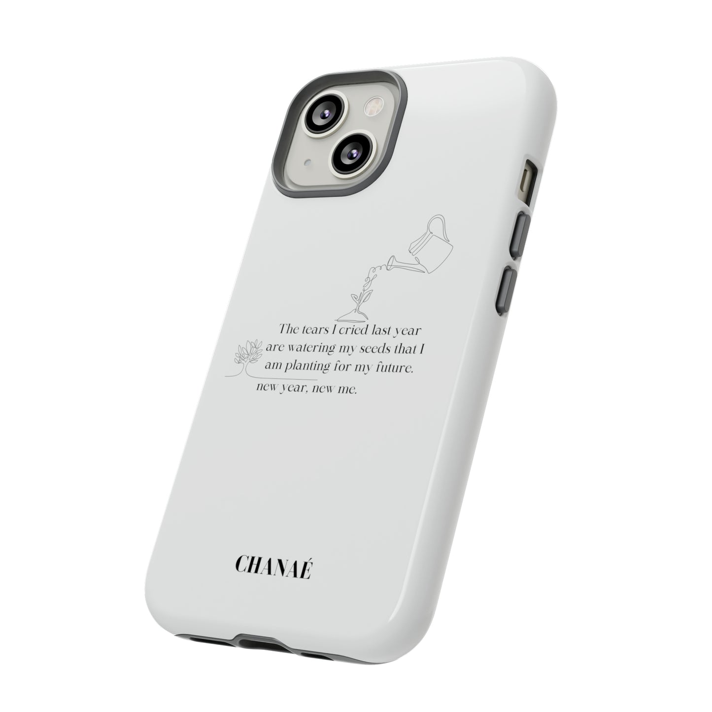 Last Year's Tears iPhone "Tough" Case (White)