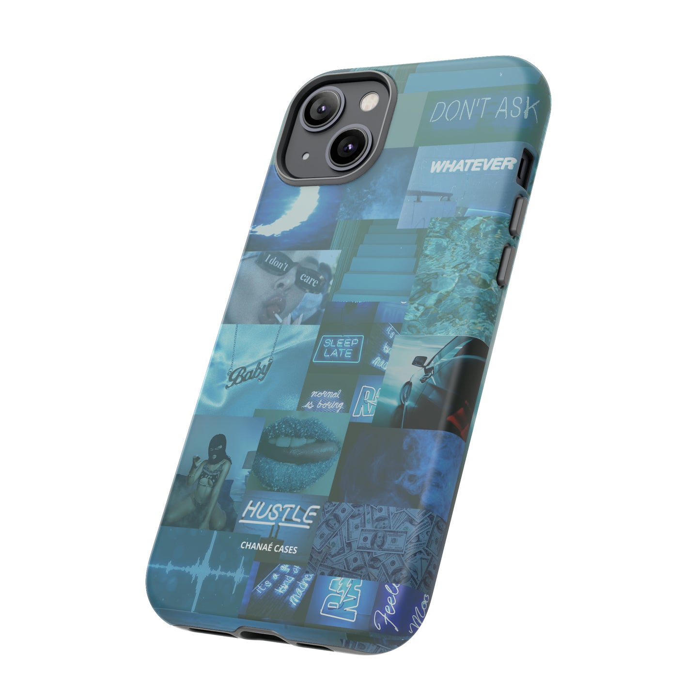 Dayjuh Aesthetic iPhone "Tough" Case (Blue)