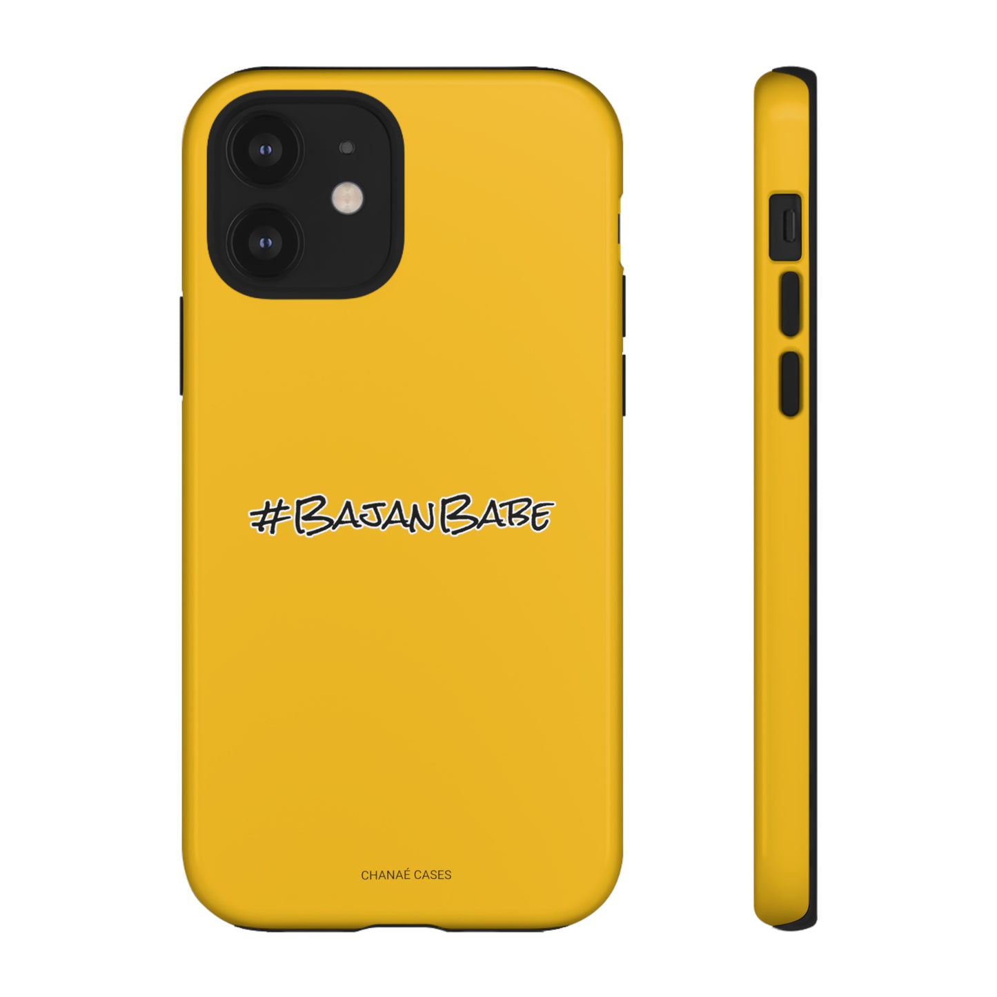 #BajanBabe iPhone "Tough" Case (Yellow)