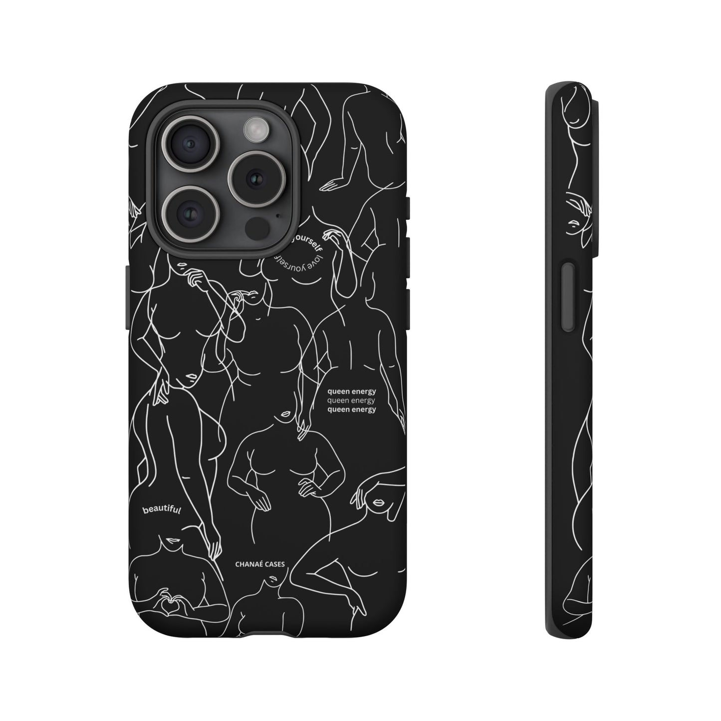 Love Your Body iPhone "Tough" Case (Black)