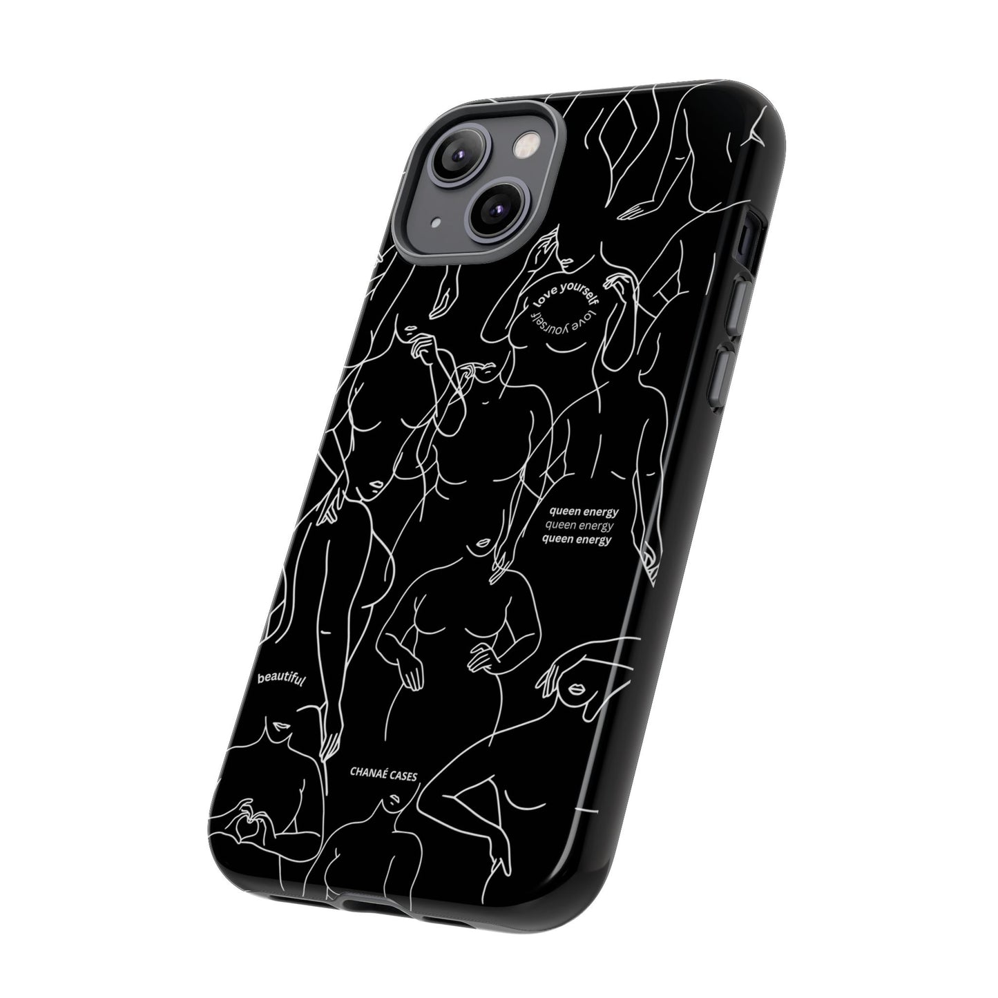 Love Your Body iPhone "Tough" Case (Black)