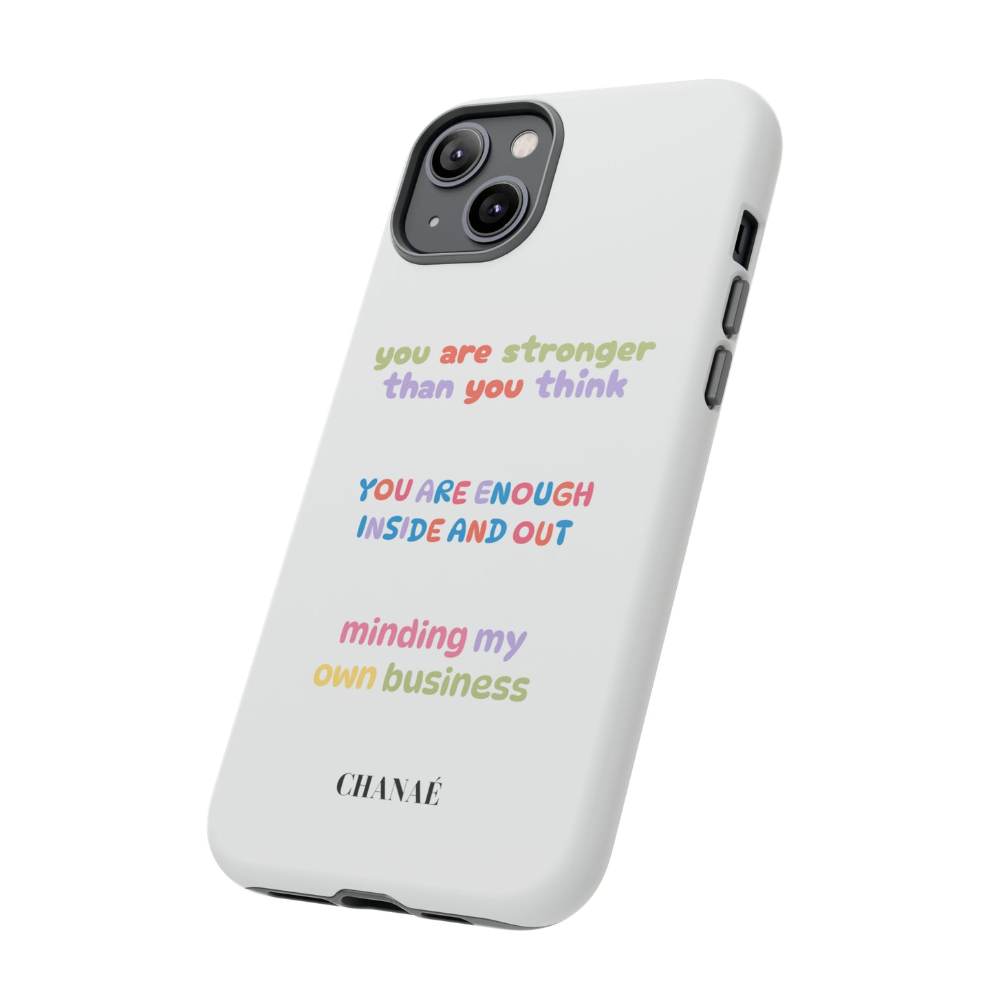 You ARE iPhone "Tough" Case (White)