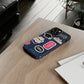 Just Graduated! iPhone "Tough" Case (Blue Denim)