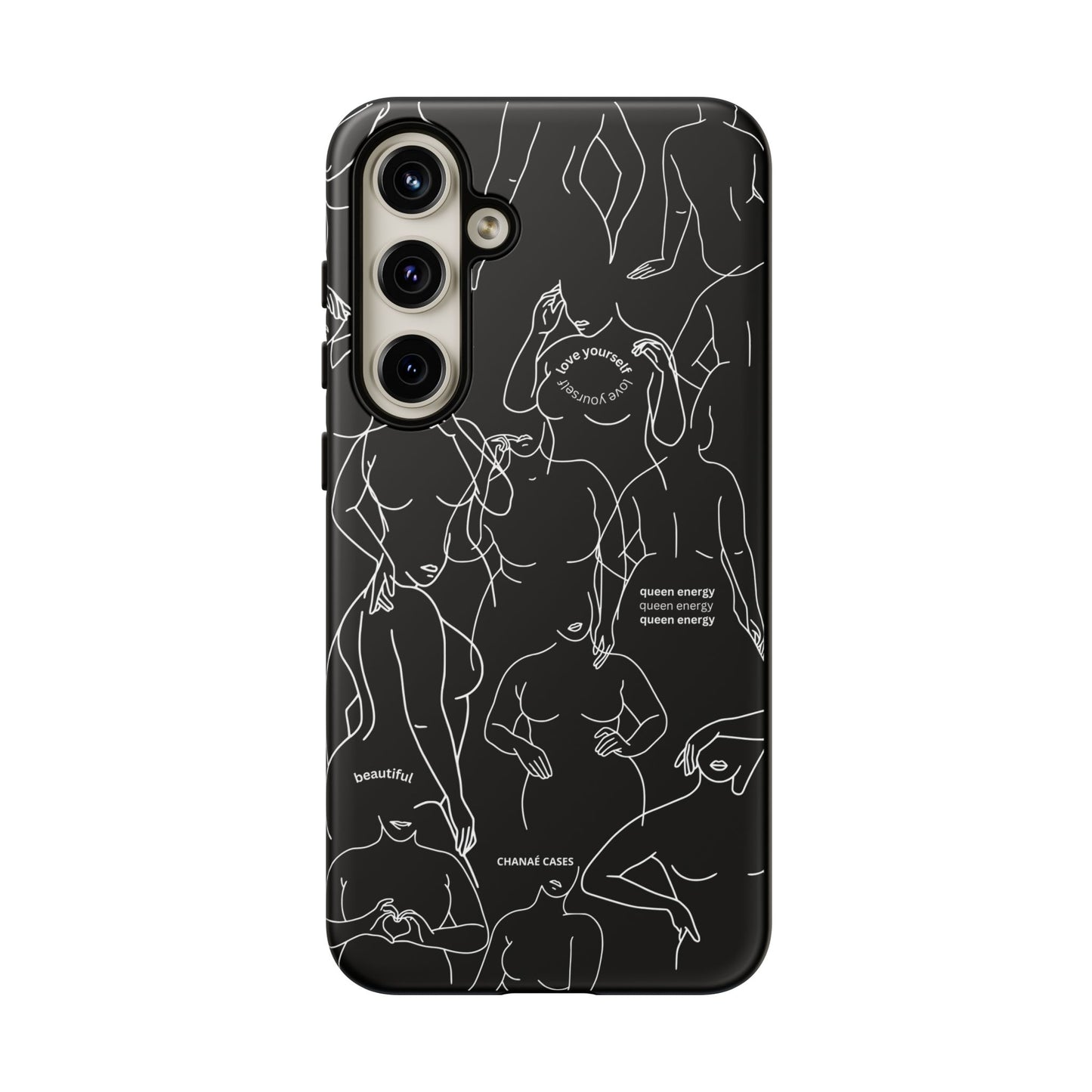 Love Your Body iPhone "Tough" Case (Black)