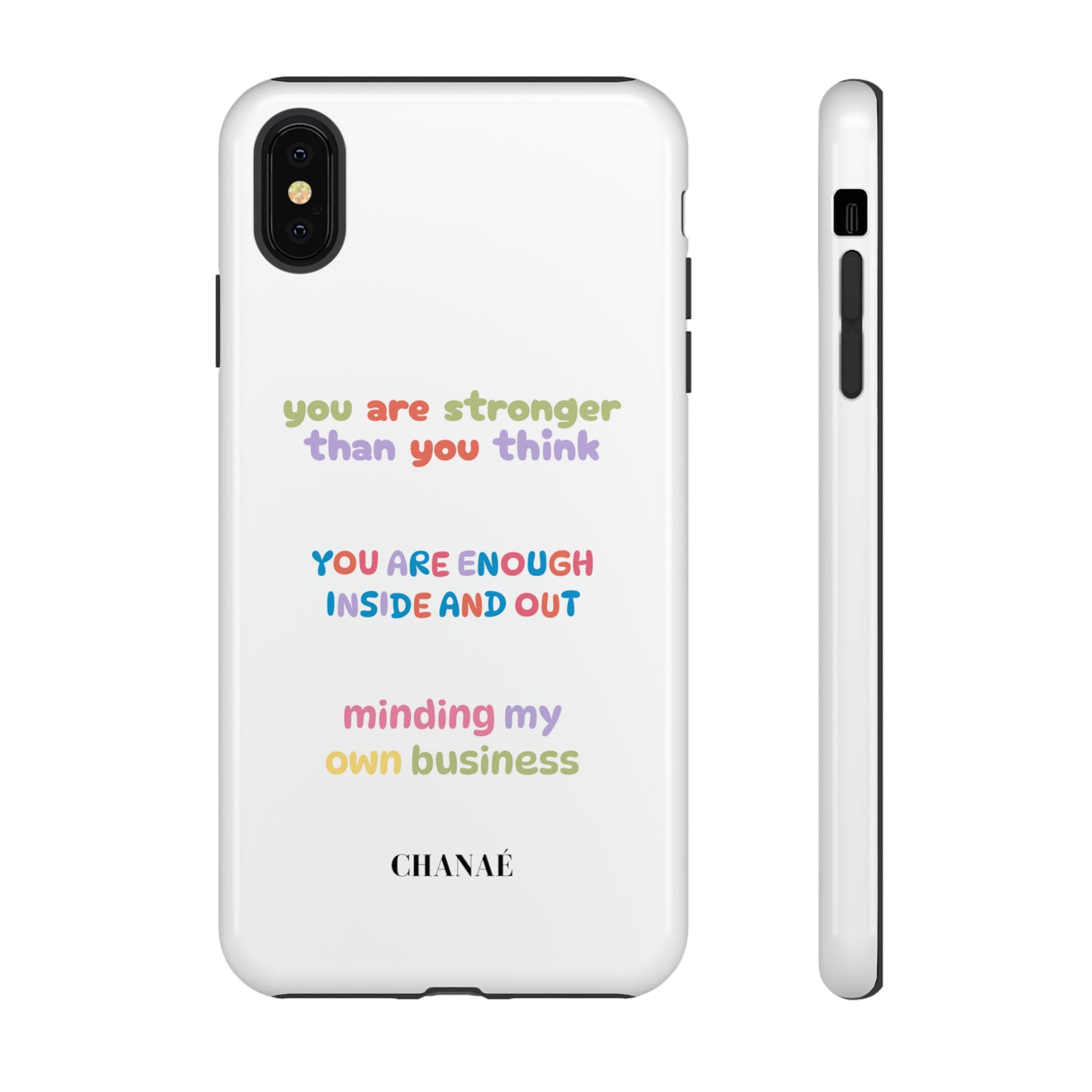 You ARE iPhone "Tough" Case (White)
