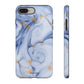 Maria Marble iPhone "Tough" Case (Blue)