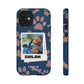 Customisable FurBaby Polaroid iPhone "Tough" Case (Paws)