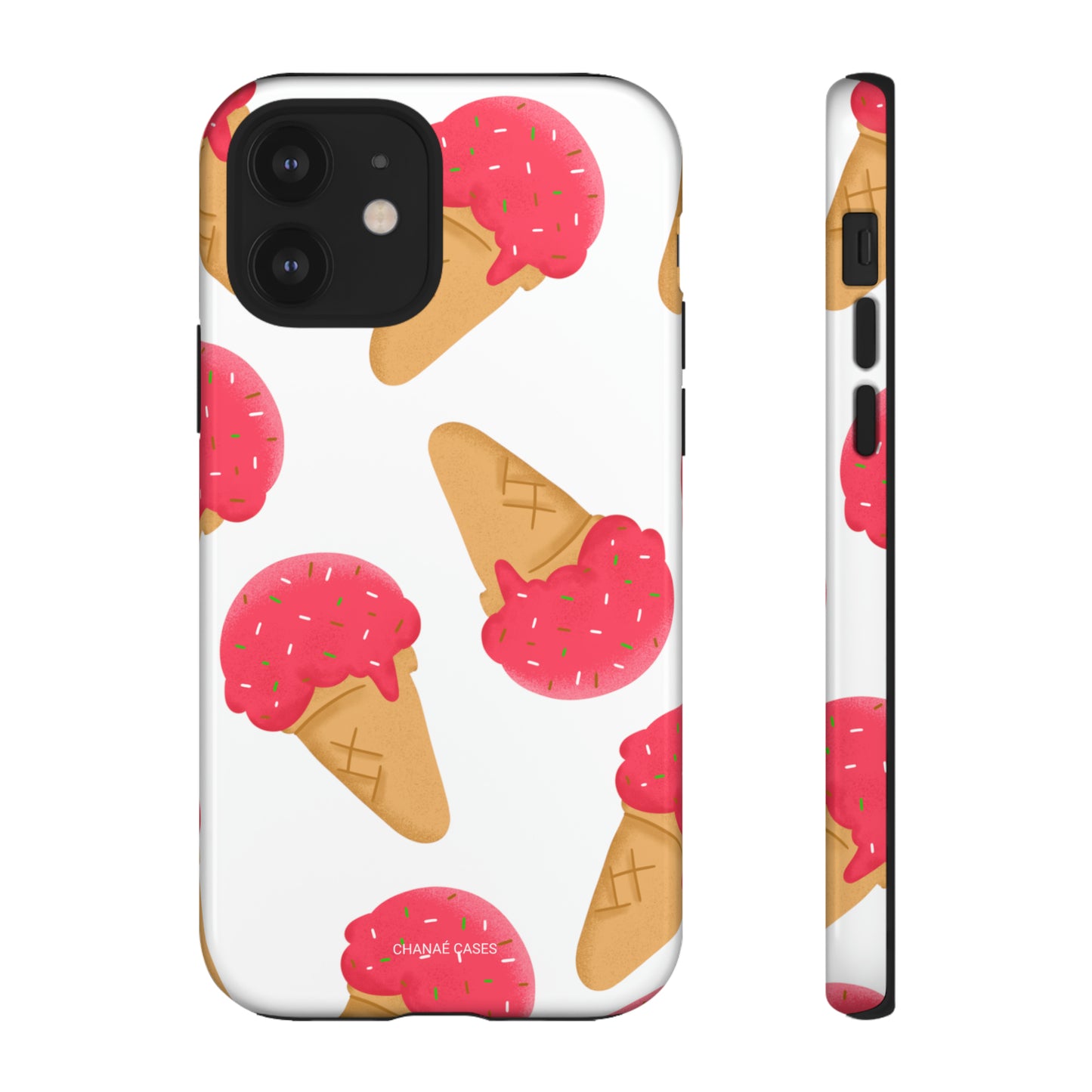 One Scoop Please! iPhone "Tough" Case (White)