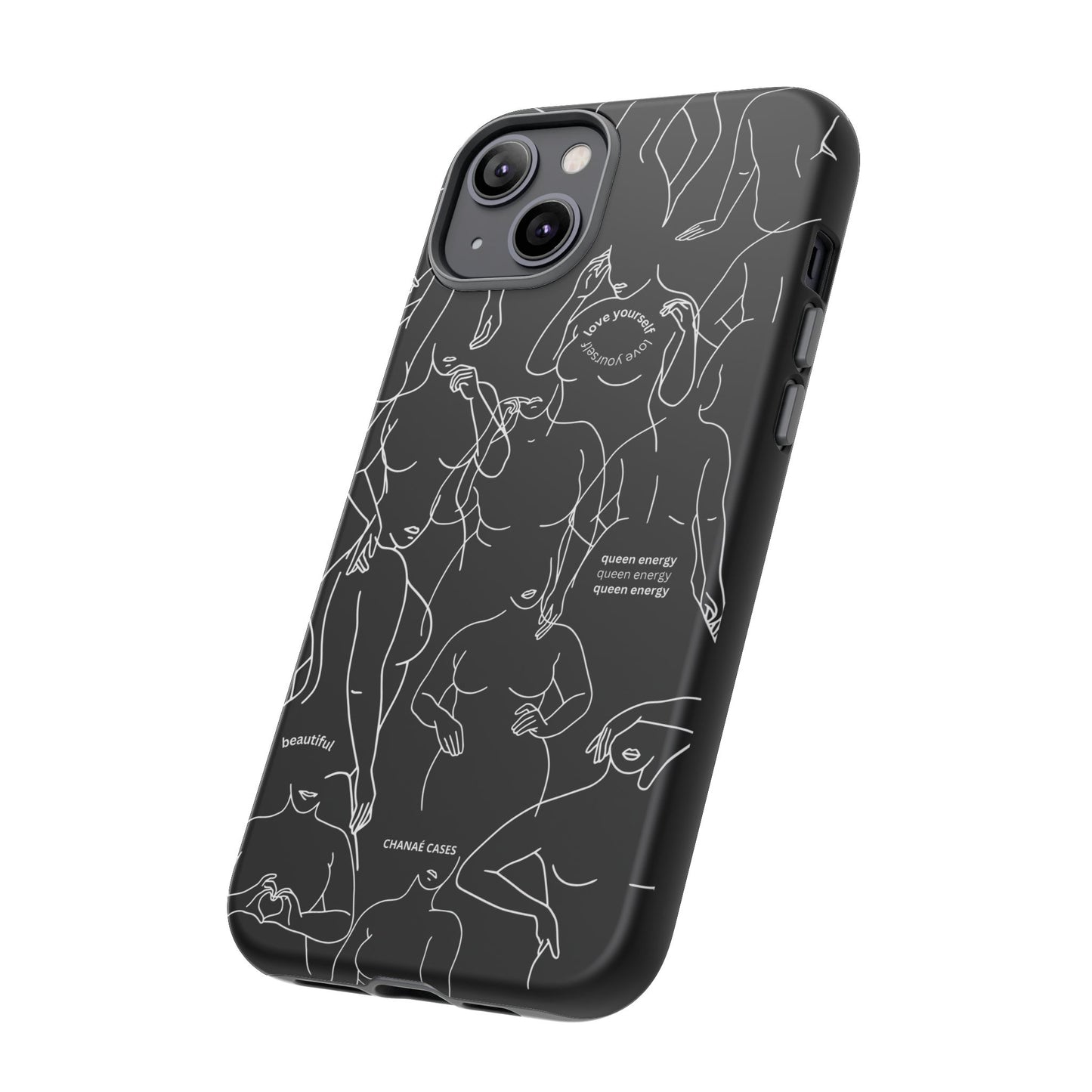 Love Your Body iPhone "Tough" Case (Black)