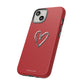 Je T'aime iPhone "Tough" Case (Red)